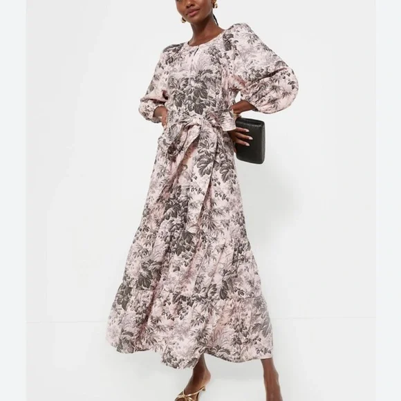 Floral Print Maxi Dress - Picture 1 of 6